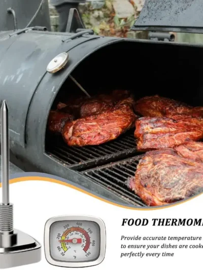 Stainless Steel Temperature Gauge For Grill BBQ Pit