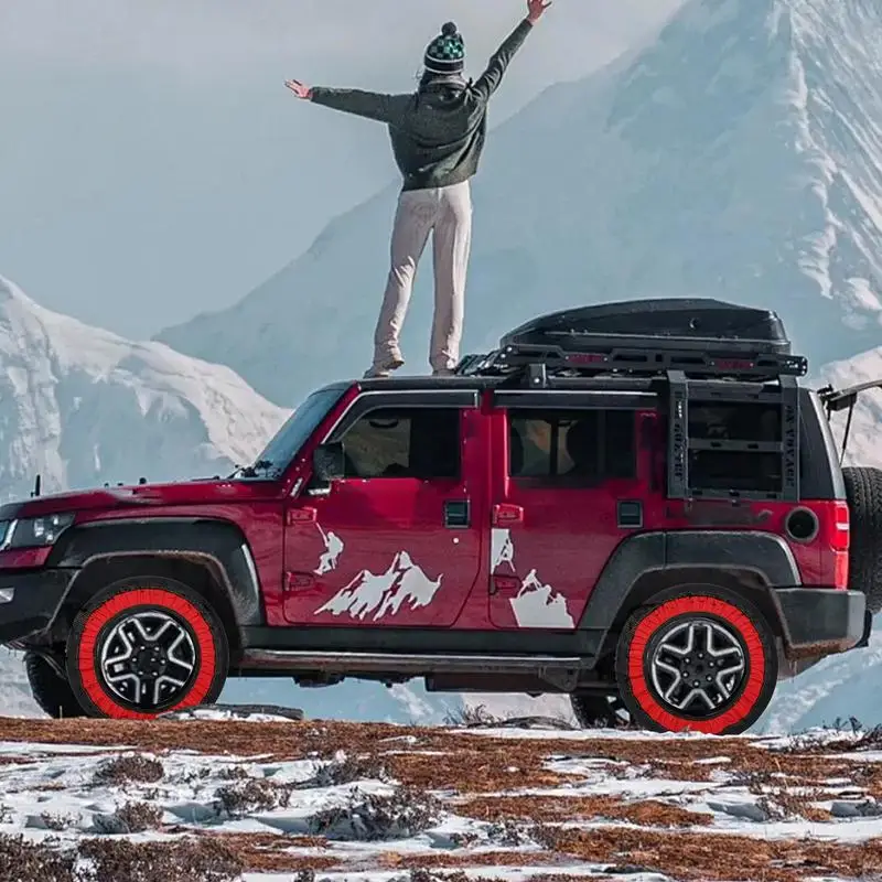 Snow Socks For Car 2X Traction Car Device Tire Chains Socks Grip Alternative For Tire Snow Chain SUVs Snow Socks For Auto Suvs - Image 4