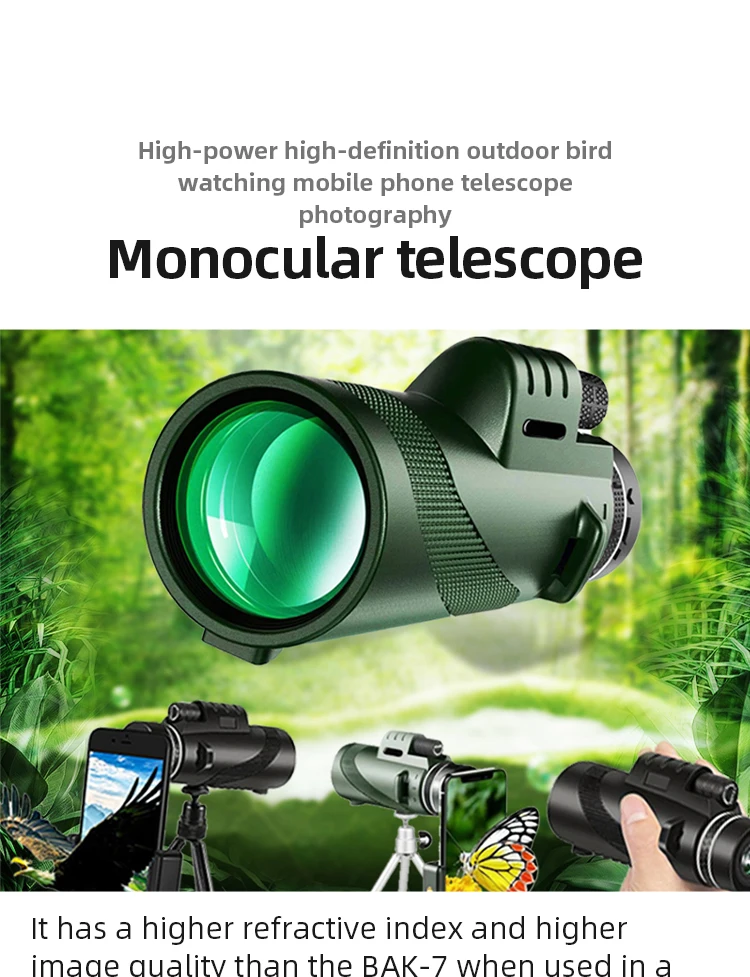 Portable Zoom HD 5000M Telescope Folding Long Distance Mini Powerful Telescope - Image 14