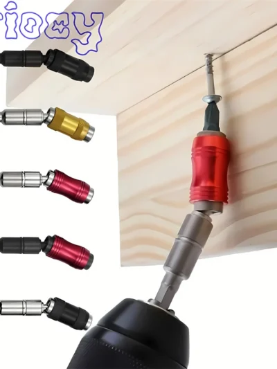 1pc Drill Bit Holder Magnetic Swiveling Bit Tip Holder