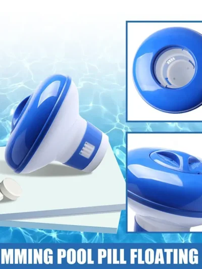 Floating Swimming Pool Chemical Floater Chlorine Bromine Tablets Floating Dispenser Applicator Swimming Spa Hot Tub Supplies