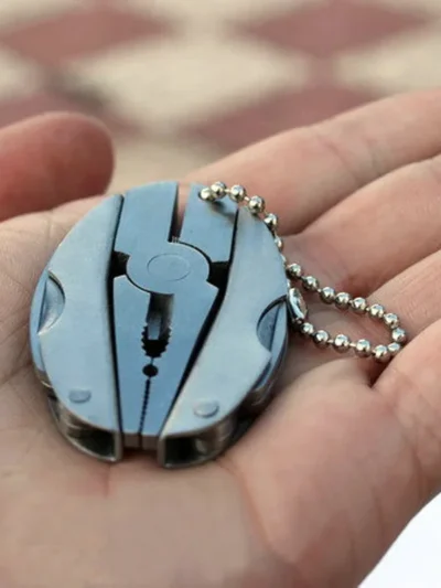 EDC Tools Travel Kits Portable Multifunction Folding Plier Stainless Steel Foldaway Knife