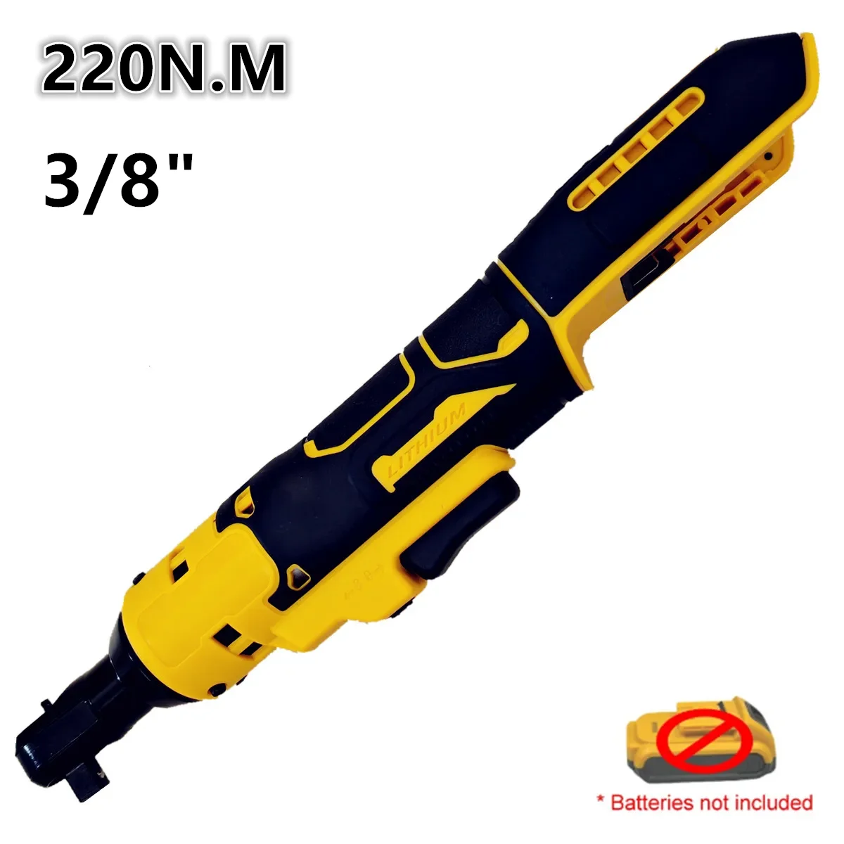 For DeWALT 20V 18V Battery 220/500/1200NM Electric Ratchet Wrench 1/2'' 3/8'' - Image 4