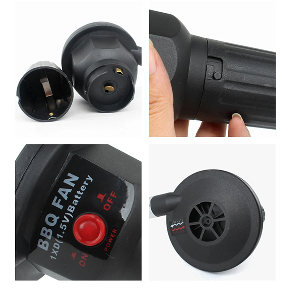 Portable Electric BBQ Fan Air Blower Ignition Tools For Charcoal Grill Fireplace - Image 6
