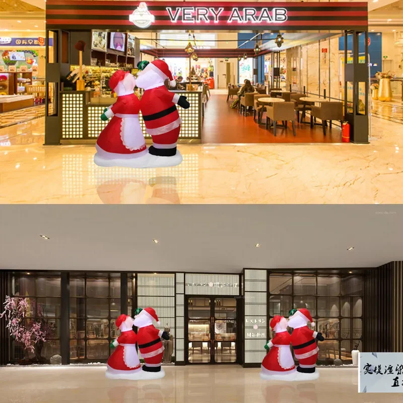 Inflatable Santa Claus Spouse Model With Led Lights - Image 3