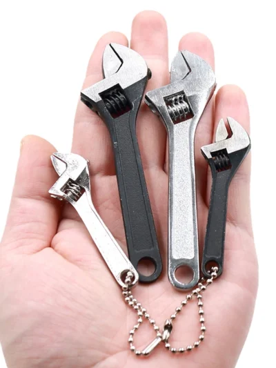 Mini 2.5/4 Inch Adjustable Spanner Open-End Wrench