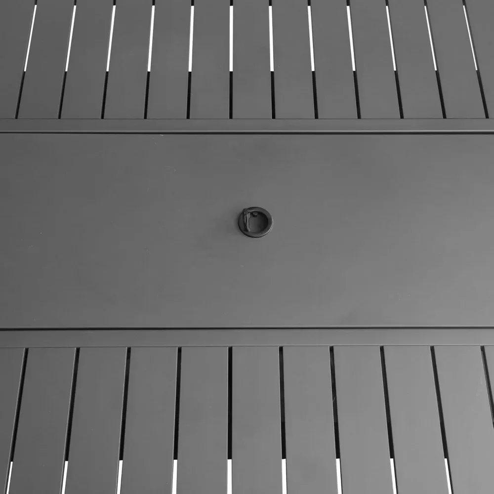 43.3 Inch Propane Fire Pit with Lid,Glass Wind Guard Gas Firepit Table for Garden/Patio,CSA Certification,2 in 1 Firepit Table - Image 6