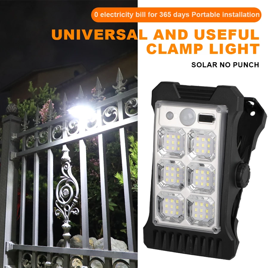 Outdoor Motion Sensor Solar LED Clip Lights - Image 2