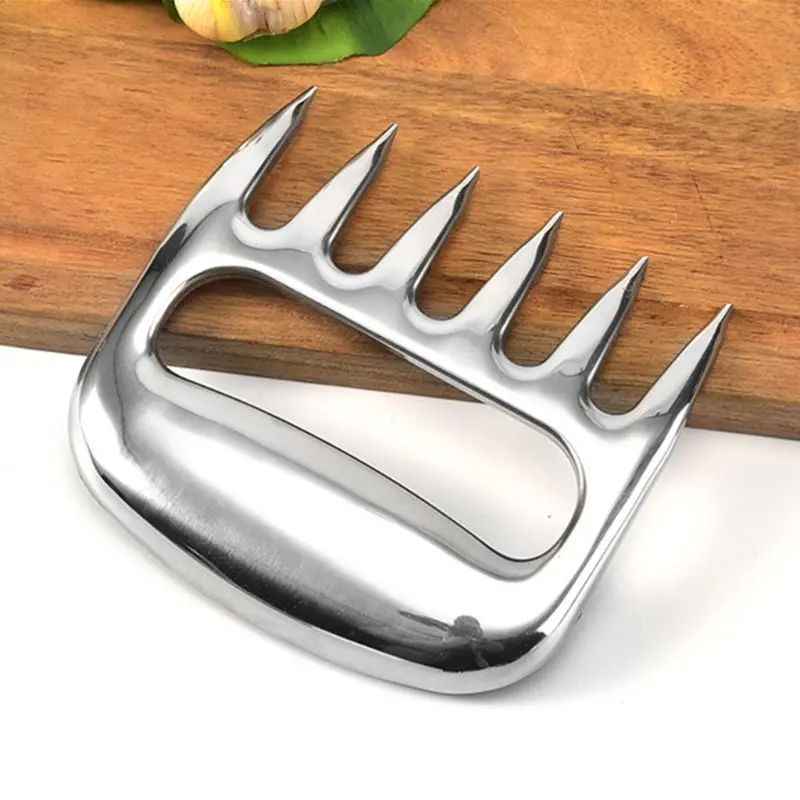 Meat Fork Shredder Barbecue Fork Bear Claw Meat Separator Handle Kitchen Food Fork Meat Slicer BBQ Grill Meat Handler Kitchen - Image 4