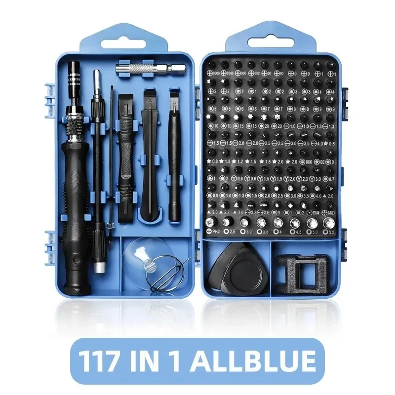 115/117 in 1 Precision Screwdriver Set Magnetic Hex Screw Driver Bits - Image 9