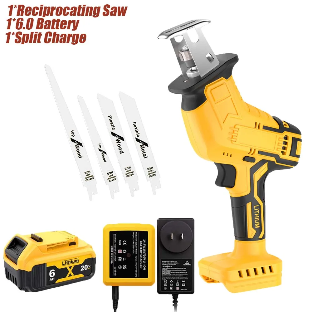 Cordless Reciprocating Saw For DEWALT DCB200 18V Battery Portable Electric Saw - Image 10