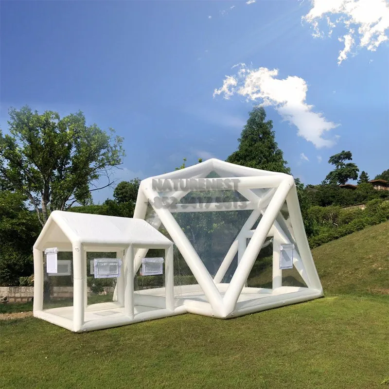 Transparent Bubble Hotel House Resort Scenic Spot Mobile Room Portable Camping PVC Tent Inflatable Bubble Tent Holiday Villa - Image 4