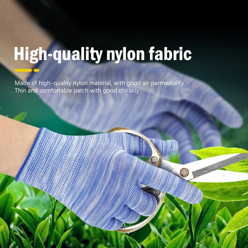 1Pair Garden Gloves Floral Gardening Gloves Women Non-Slip Working Gloves For Yard Cleaning Planting Working - Image 3