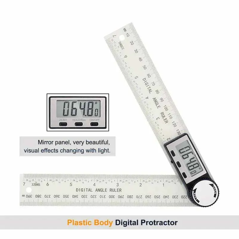 1 PC 2 in 1 Digital Angle Detector Scale Suitable for Woodworking Measurement Tools - Image 7