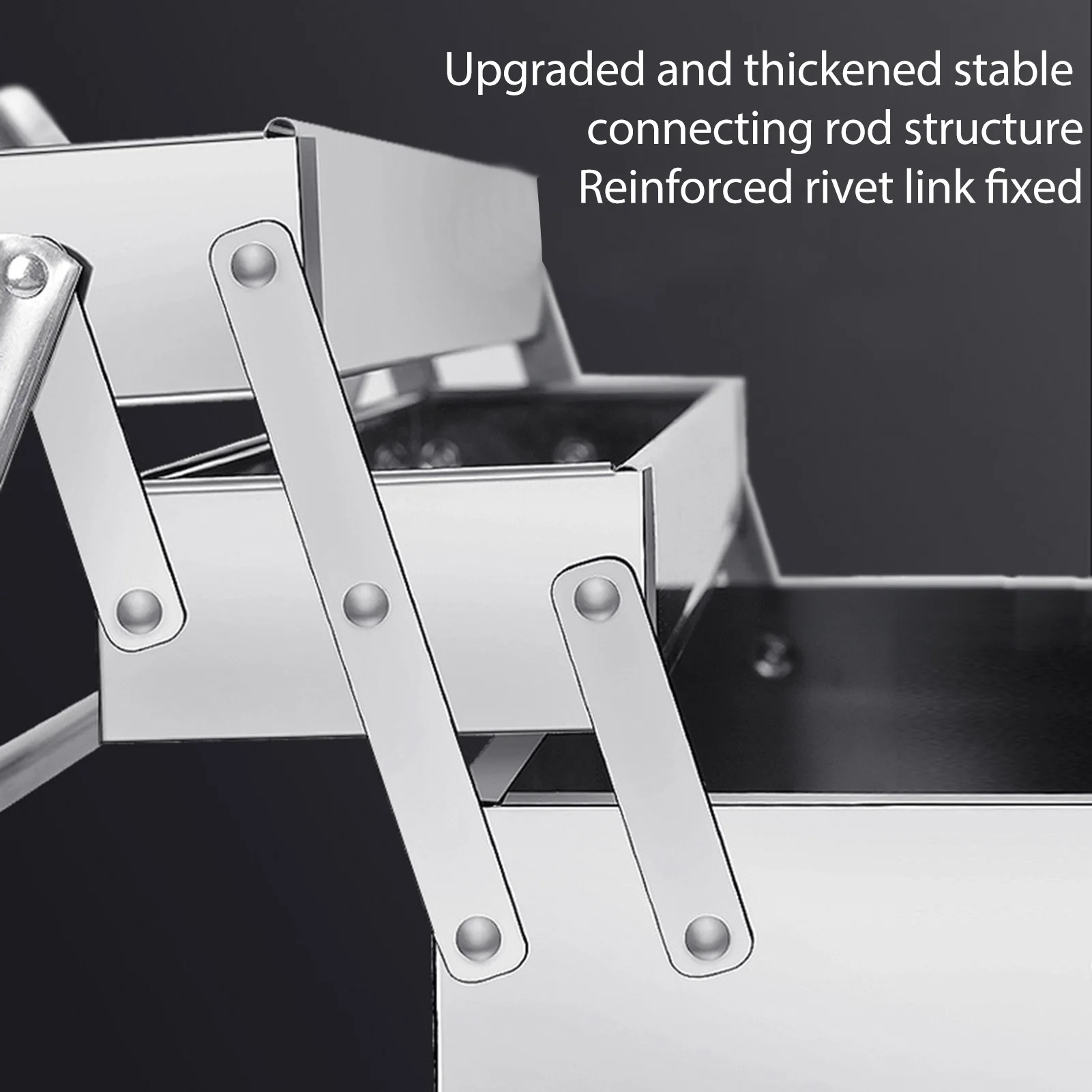 Cantilever Tool Box Rustproof High Hardness Retractable Portable Folding - Image 2