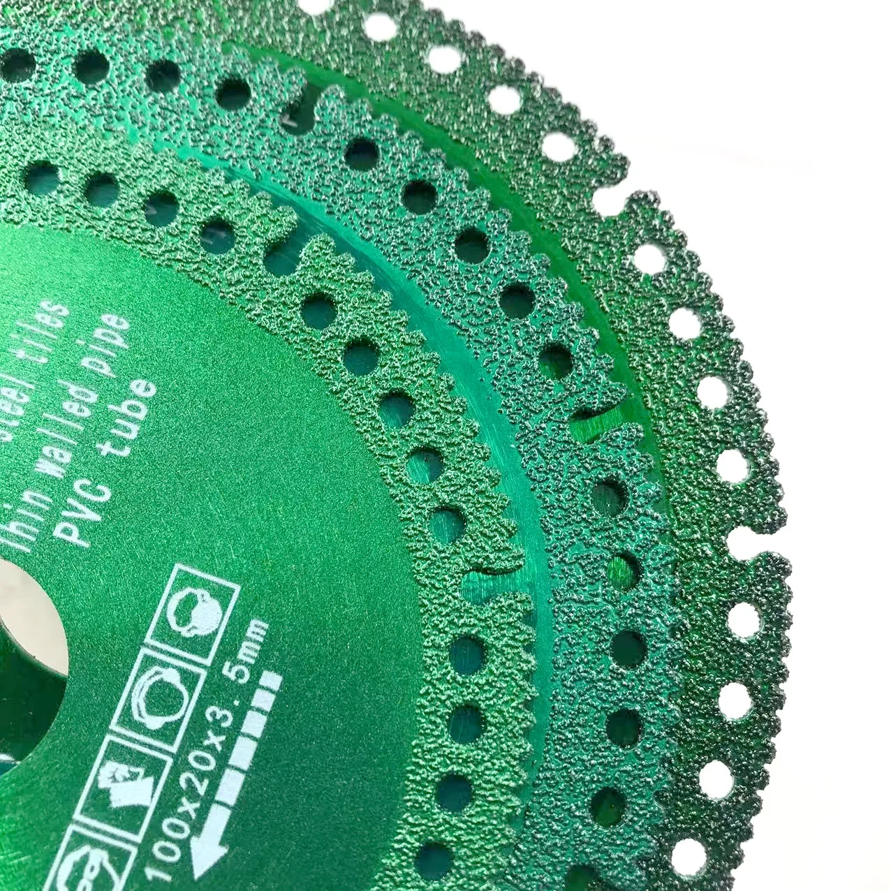 115/125mm Brazed diamond saw blade cutting disc 22.23mm steel metal stone cast iron steel reinforcement aluminum - Image 2
