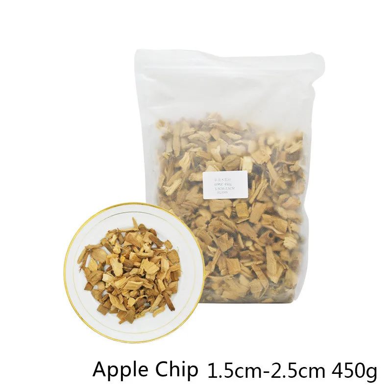 450g Apple Wood Chips For Smoke Generator Smoking Sawdust Wooden BBQ Tools Grilling Chunks Flavor Cook for Bacon - Image 9