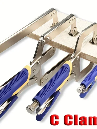 C Clamp Weld Clip Fix Plier Locator Woodwork Fix Plier Pincer Tong Tenon Grip Locking Plier Clips Face Clamp