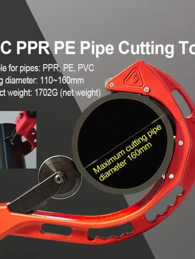 Hot Pipe Cutter PVC Tube Cutter 50-120mm Dual-purpose Scissor