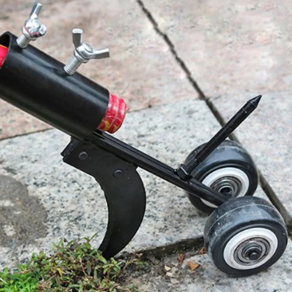 Quick Crevice Weeder Roller With Hook Durable Sturdy Gardening Tool For Driveways Yard - Image 5