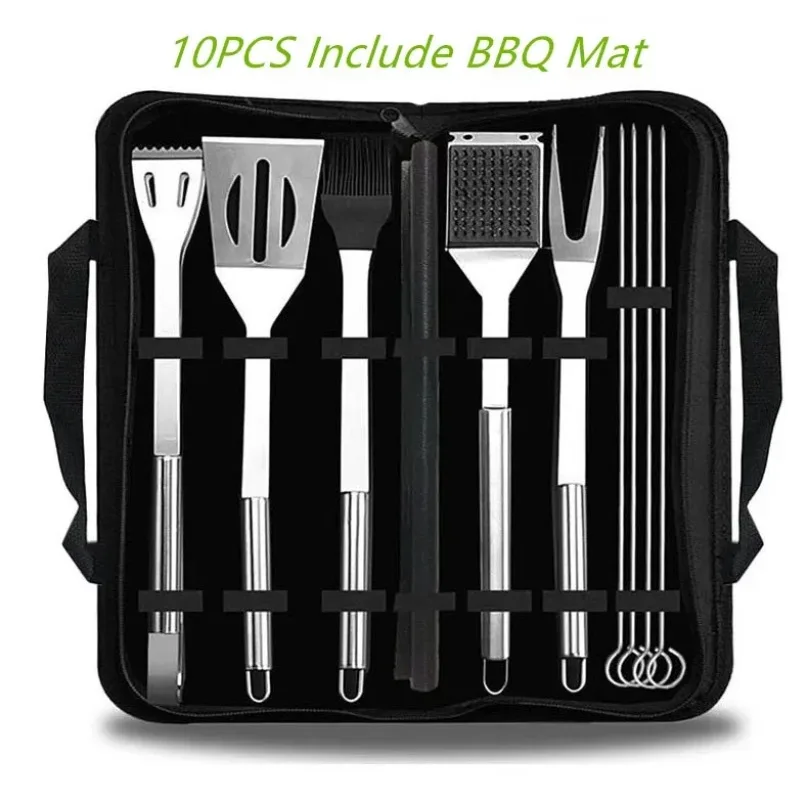 BBQ Tools Set Barbecue Utensil AccessoriesThermometer Barbeque Grilling Accessories Outdoor Gril Tools Set Bbq Utensil Set - Image 2