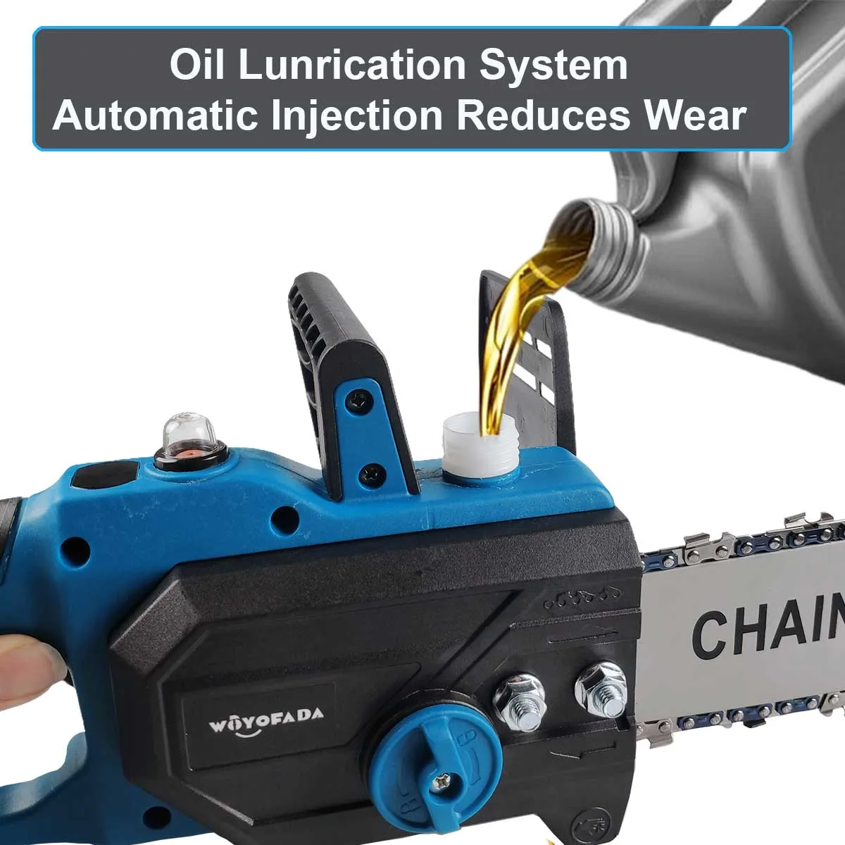 12 Inch Brushless Electric Chainsaw, Cordless For Makita battery - Image 4