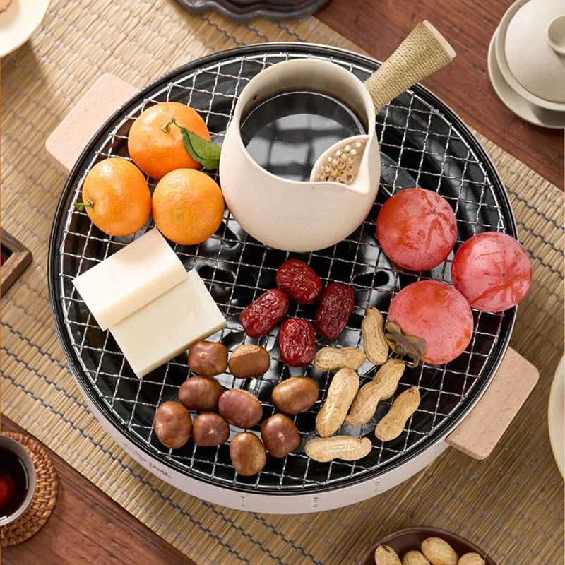 Barbecue Grill Charcoal Stove Heat-insulating BBQ Stove Split Barbecue Rack Barbecue Grilled Meat Fried Steak Stove - Image 5