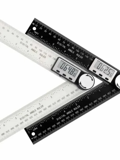 1 PC 2 in 1 Digital Angle Detector Scale Suitable for Woodworking Measurement Tools
