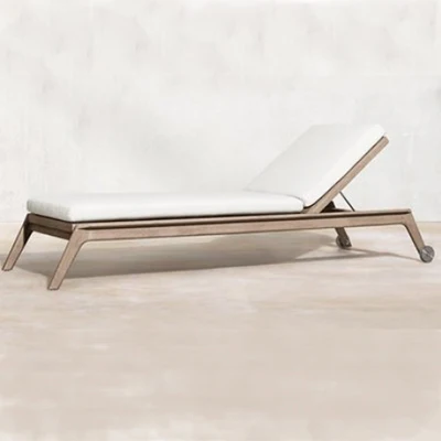 Outdoor patio teak sofa rattan table and chairs garden lounge furniture villa balcony rattan chair - Image 5