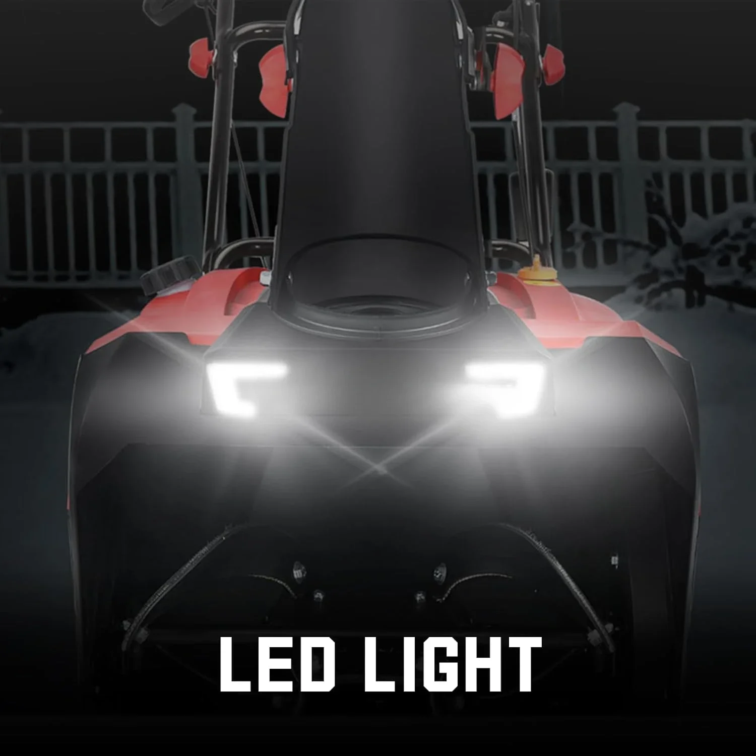 Single-Stage Gas Snow Blower with Electric Start, 21-Inch, 212cc 4-Stroke Engine, LED Light - Image 3