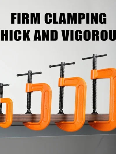 Hot Sale 1”2" 3" 4" 5"  Portable Mounting Heavy-Duty Thickened Adjustable Woodworking Cast Steel C Type Clamp