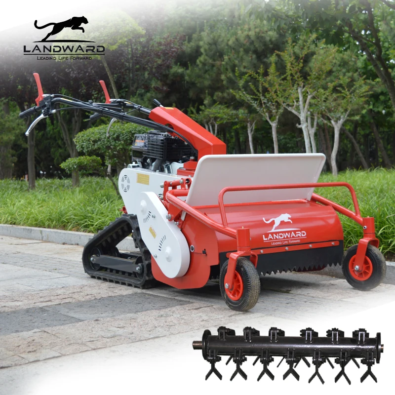 Multifunctional CE Customized Electric Wheel Crawler Lawn Mower Gasoline Engine Zero Turn Automatic Mowing Remote Control Robot - Image 4