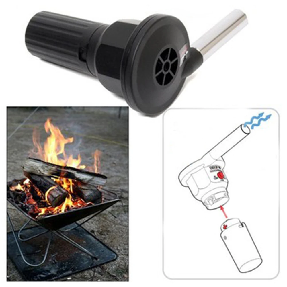 Portable Electric BBQ Fan Air Blower Ignition Tools For Charcoal Grill Fireplace - Image 5