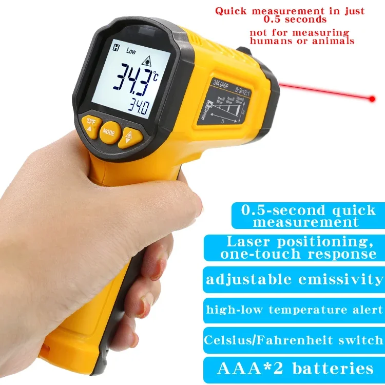 TS380 Infrared Non-Contact Thermometer Handheld - Image 10