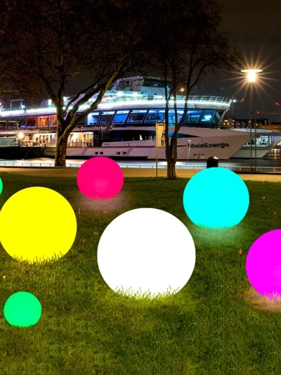 Garden Ball Lights, Outdoor Christmas Decoration, Solar LED Swimming Pool Floating Light