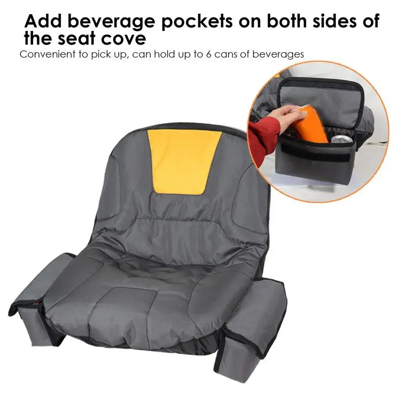 Tractor Seat Cover Outdoor Riding Seat Cover For Lawn Mower Pocket Design Seat Protective Tool For Most Lawnmowers Or Tractors - Image 2