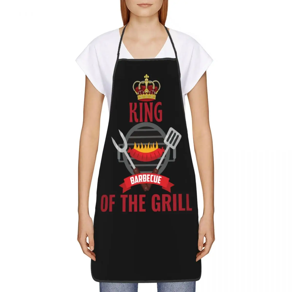 BBQ Master King Of The Grill Bib Apron - Image 2