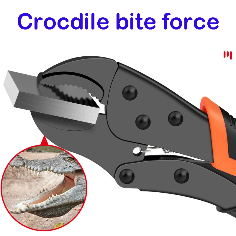 7/9/10" Multi-Function Locking Pliers Round/Straight Mouth Pipe Wrench - Image 4