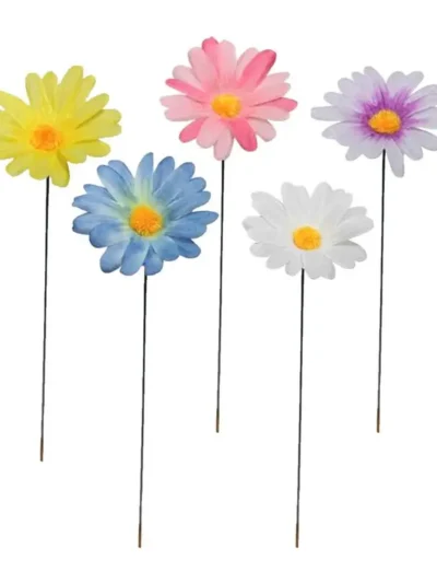 Daisy Flower Yard Stakes Garden Art Ornament Mother's Day Decoration Flower For Indoor Outdoor Lawn Porch Patio Farm decor