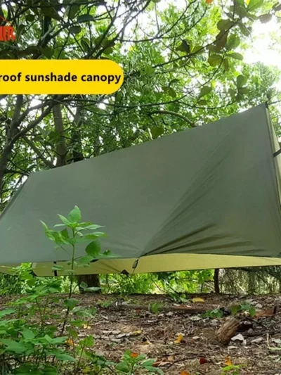 410x290cm canopy Skyscreen Wildlife Camping Pole less Tent Camping Outdoor Floor Mat March Canopy Floor Mat