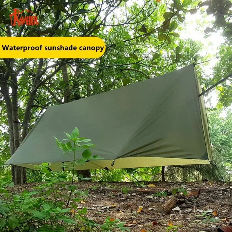 410x290cm canopy Skyscreen Wildlife Camping Pole less Tent Camping Outdoor Floor Mat March Canopy Floor Mat