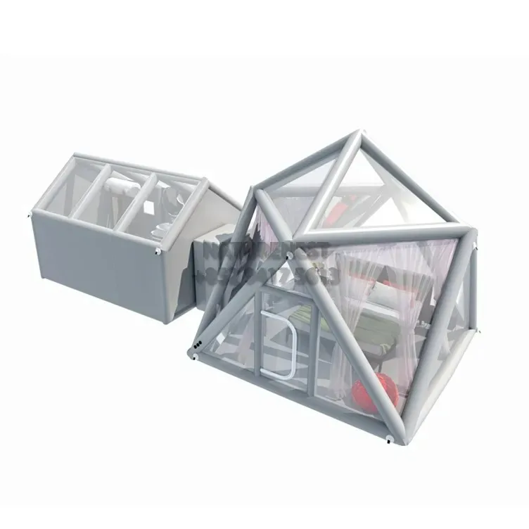 Transparent Bubble Hotel House Resort Scenic Spot Mobile Room Portable Camping PVC Tent Inflatable Bubble Tent Holiday Villa - Image 5