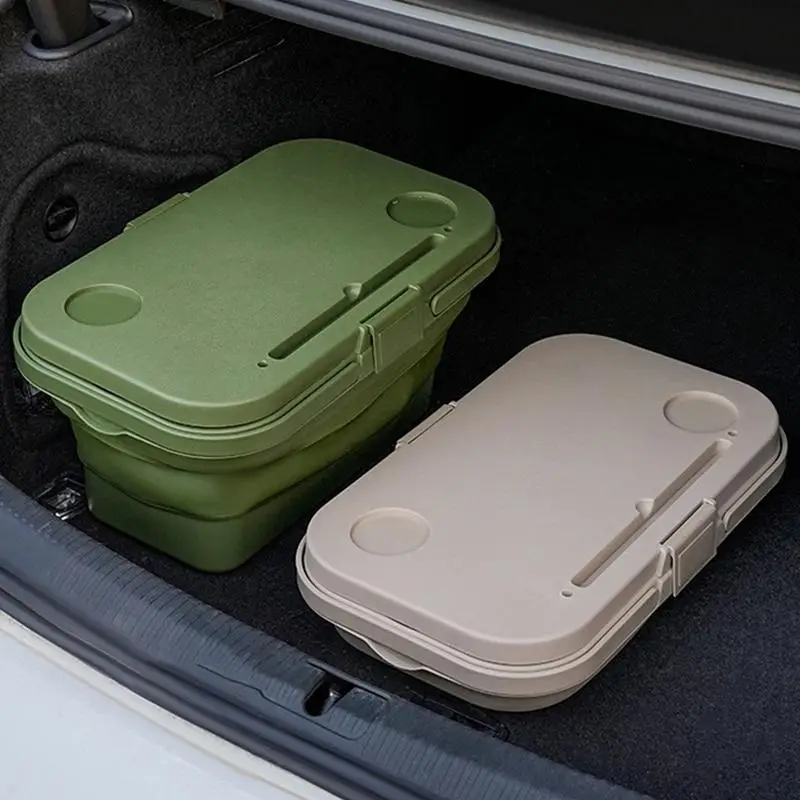 Folding Picnic Basket Anti-leak Picnic Basket Portable Picnic Basket Anti-Leak Picnic Basket Insulated Picnic Basket Table - Image 2