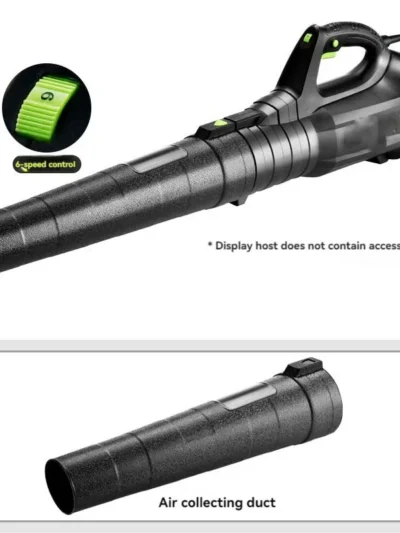 3600W Electric Air Blower 6-Speeds Regulation Leaf Blower 12V/24V Clean Fallen Leaves Dust Snow Tool 220V