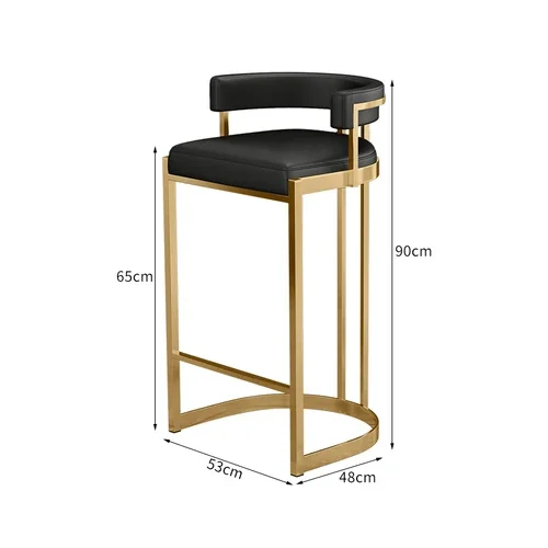 High Make Up Modern Bar Stools Luxury Party Gaming Library Computer Patio Bar Stool Set Saloon Party Sgabello Cucina Furniture - Image 11