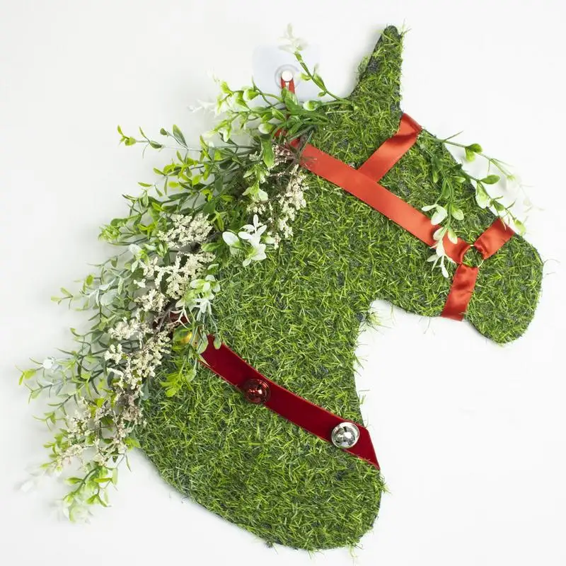 Garland Horse Outdoor Christmas Wreaths For Front Door - Image 4