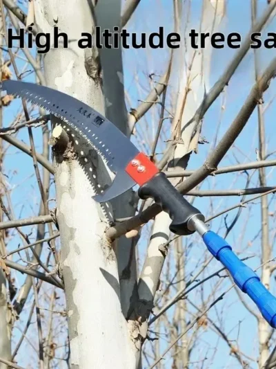 Multifunctional Stainless Steel Saw Strong Durable Garden Fruit Tree Telescopic Pole