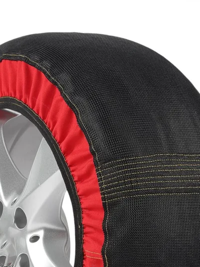 Snow Socks For Car 2X Traction Car Device Tire Chains Socks Grip Alternative For Tire Snow Chain SUVs Snow Socks For Auto Suvs