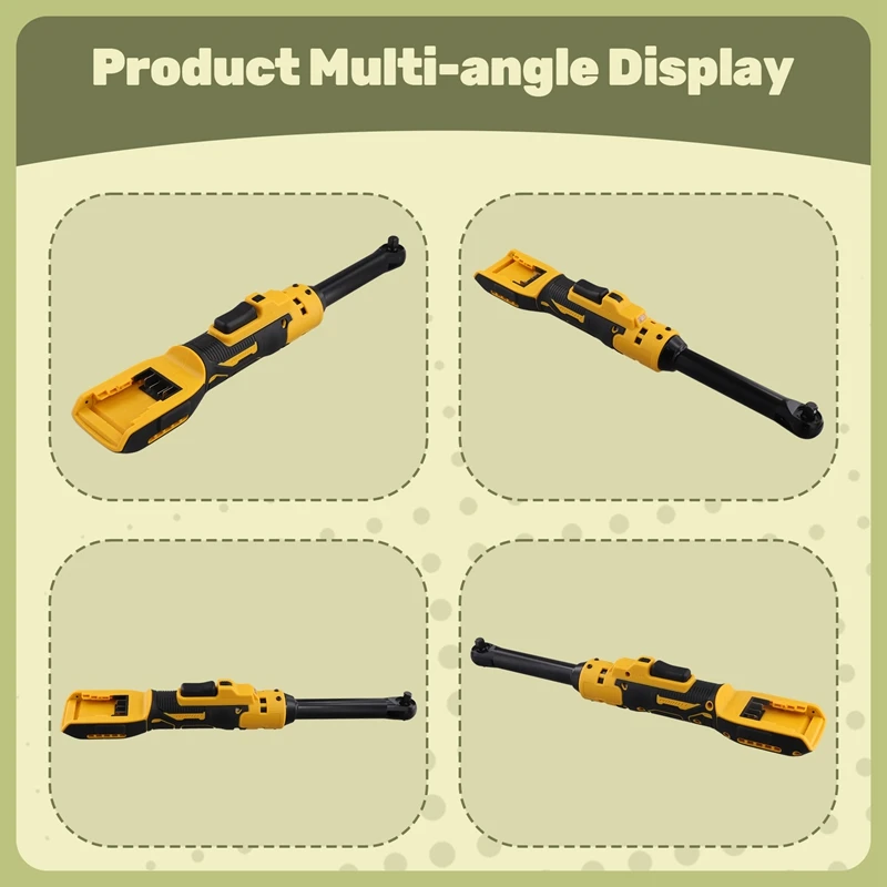 Extended Electric Ratchet Wrench Cordless Driver 3/8Inch Dewalt 18V 20V Battery - Image 11