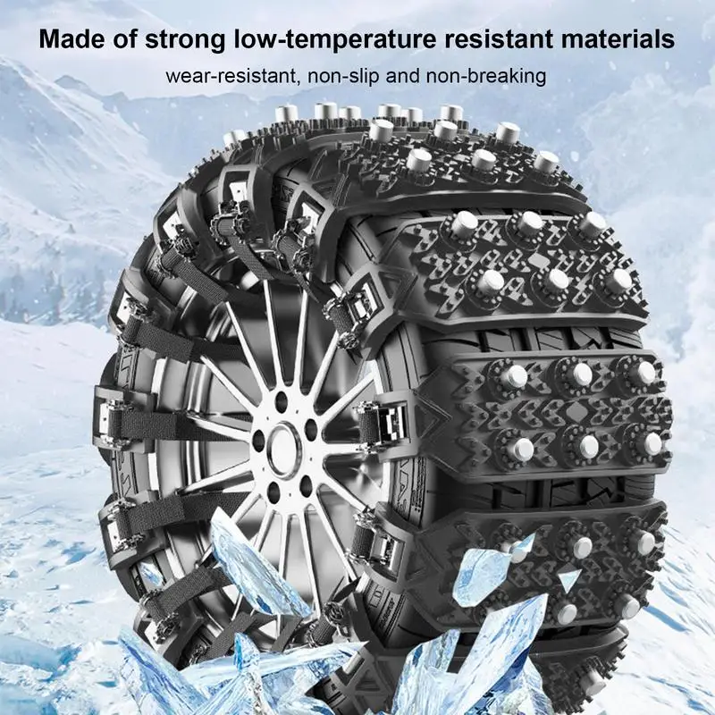 Car Tire Snow Chains auto Tire Wheel Chain Universal Anti-Slip Wheel Protection Chains Outdoor Driving Safety Chain Supplies - Image 6